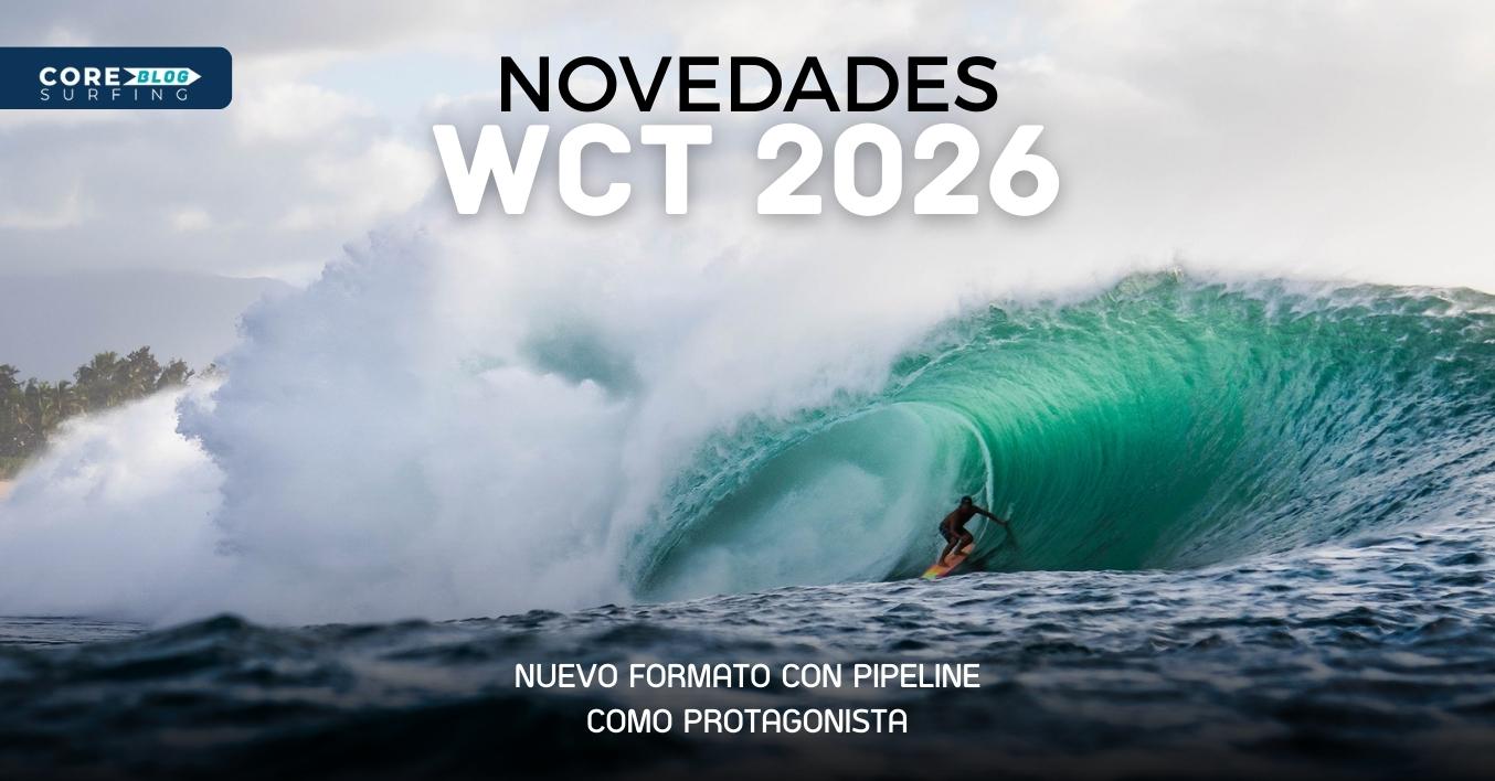 Nuevo formato para el WCT 2026 con el Pipe Masters como final